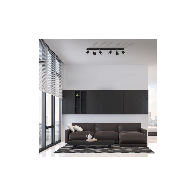 Lampa sufitowa JOKER BLACK 6xGU10