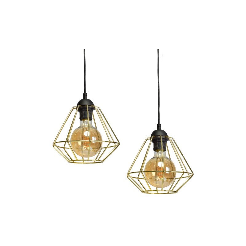Lampa wisząca LUPO BLACK/GOLD 3xE27
