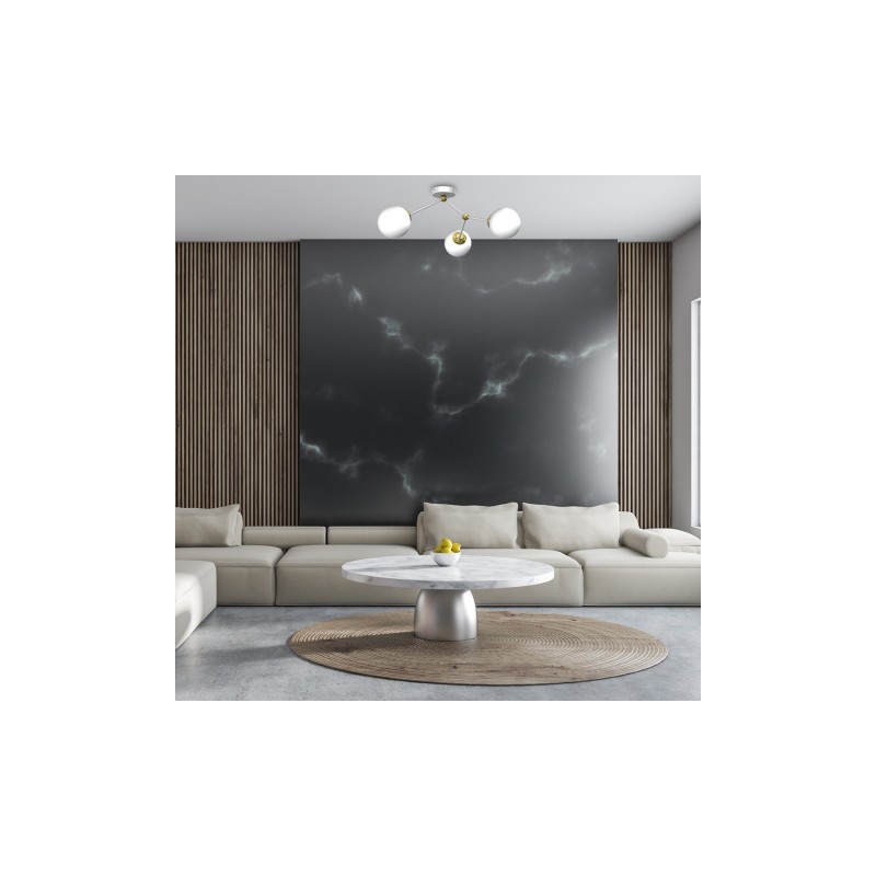 Lampa sufitowa JOY WHITE / GOLD 3xE14