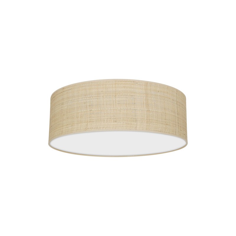 Lampa sufitowa MARSHALL WHITE / RATTAN 3xE27