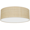 Lampa sufitowa MARSHALL WHITE / RATTAN 3xE27