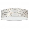 Lampa sufitowa ZIGGY WHITE White/Gold 3xE27