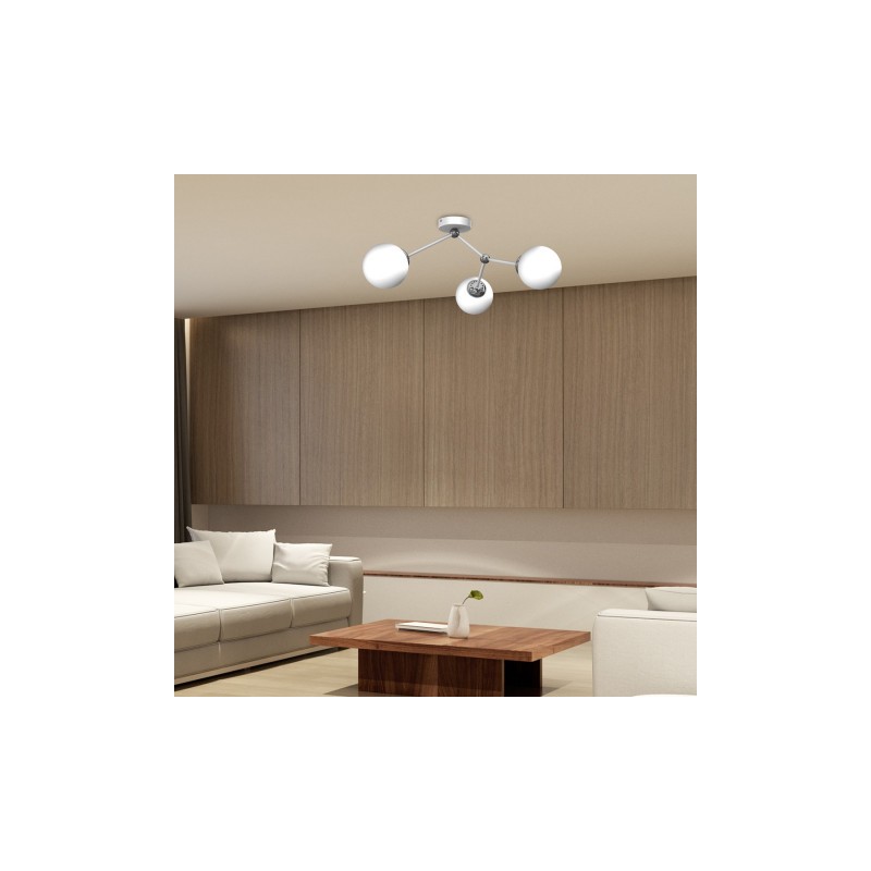 Lampa sufitowa JOY WHITE 3xE14