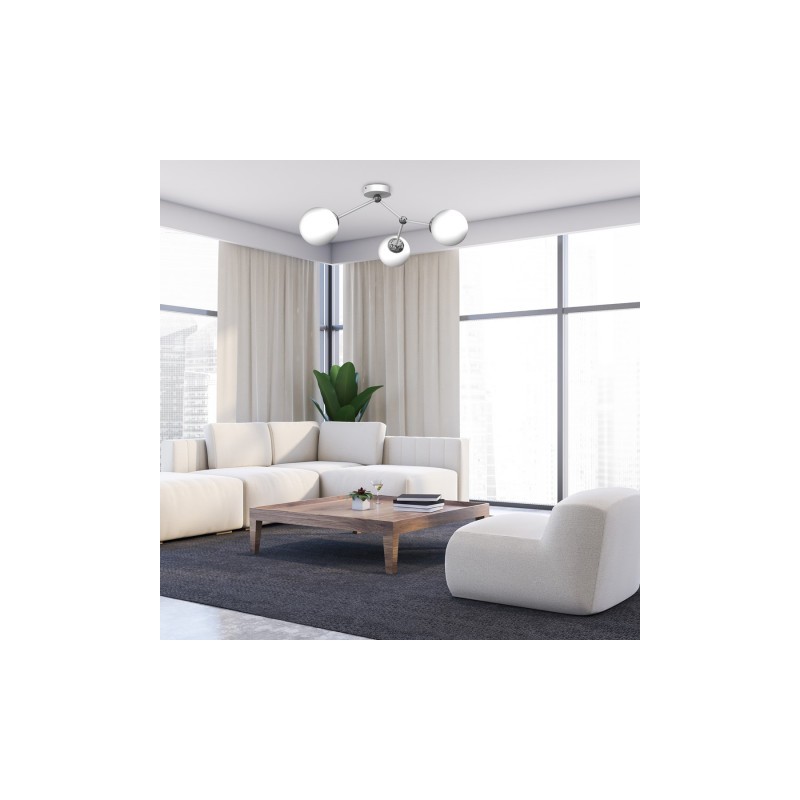 Lampa sufitowa JOY WHITE 3xE14