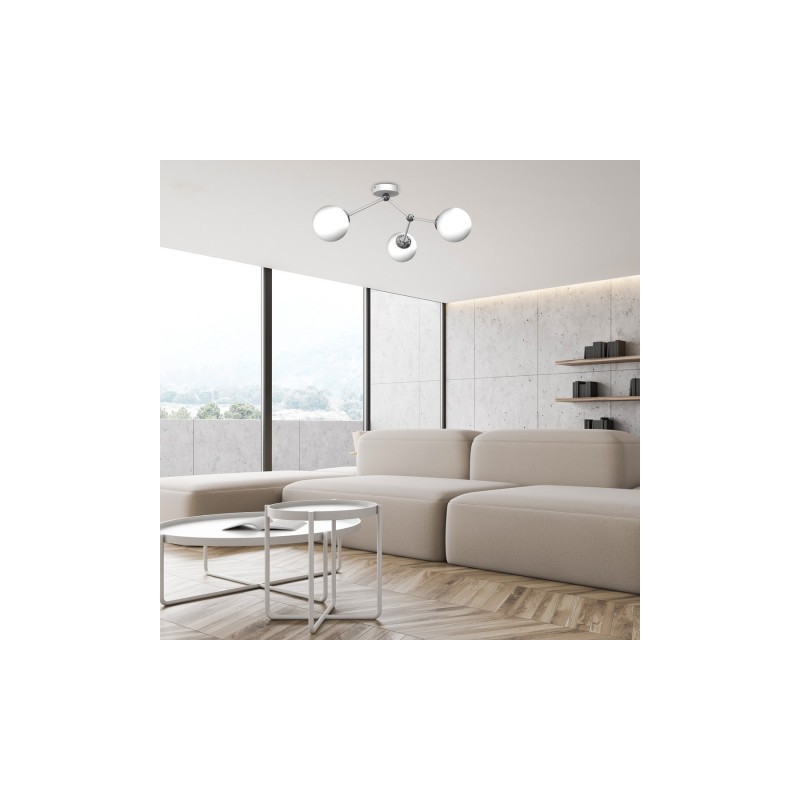 Lampa sufitowa JOY WHITE 3xE14