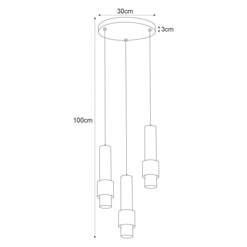 Lampa wisząca K-4546 z serii ROTO