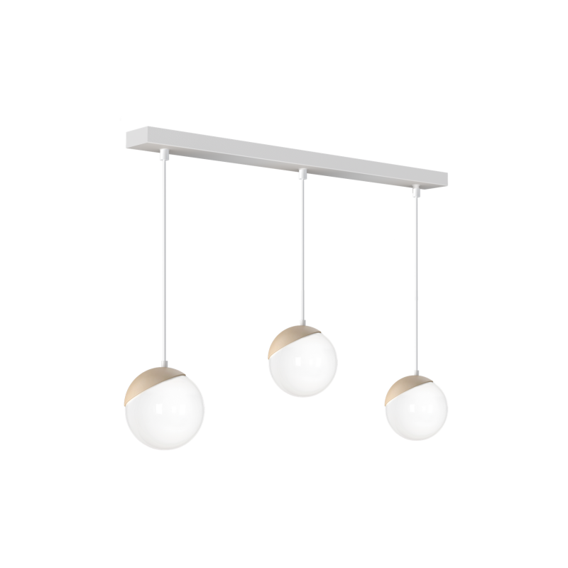 Lampa wisząca SFERA WOOD 3xE14