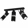 Lampa sufitowa VIDAR BLACK/CHROME 3xGU10