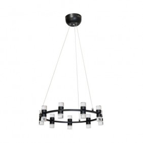 LAMPA WISZĄCA FLORENCE 54W LED CZARNA