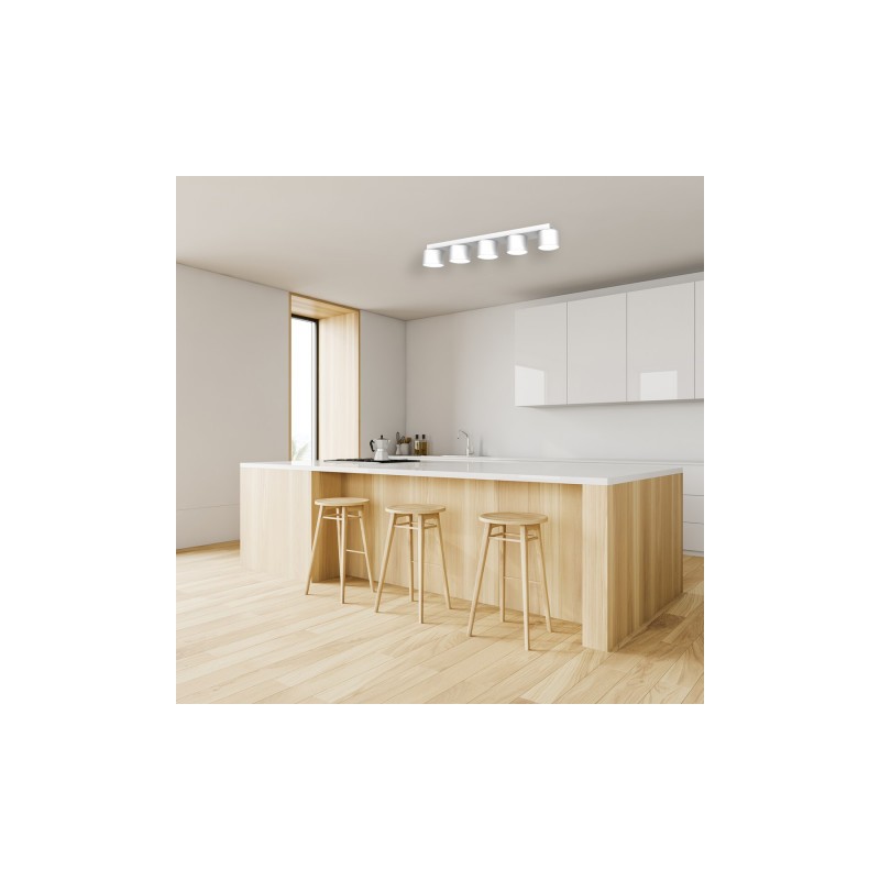 Lampa sufitowa DIXIE White  5xGX53