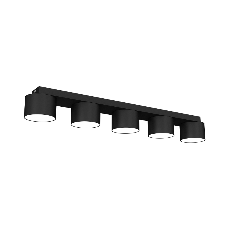 Lampa sufitowa DIXIE Black  5xGX53