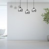 Lampa wisząca TORO BLACK / GOLD 3xE27