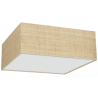 Lampa sufitowa MARSHALL WHITE / RATTAN 2xE27