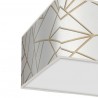 Lampa sufitowa ZIGGY WHITE White/Gold 2xE27