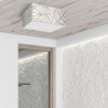 Lampa sufitowa ZIGGY WHITE White/Gold 2xE27