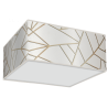 Lampa sufitowa ZIGGY WHITE White/Gold 2xE27