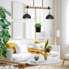 Lampa wisząca PIANTA 2xE27