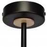 Lampa sufitowa SALMA BLACK / WOOD 2xE27 60W