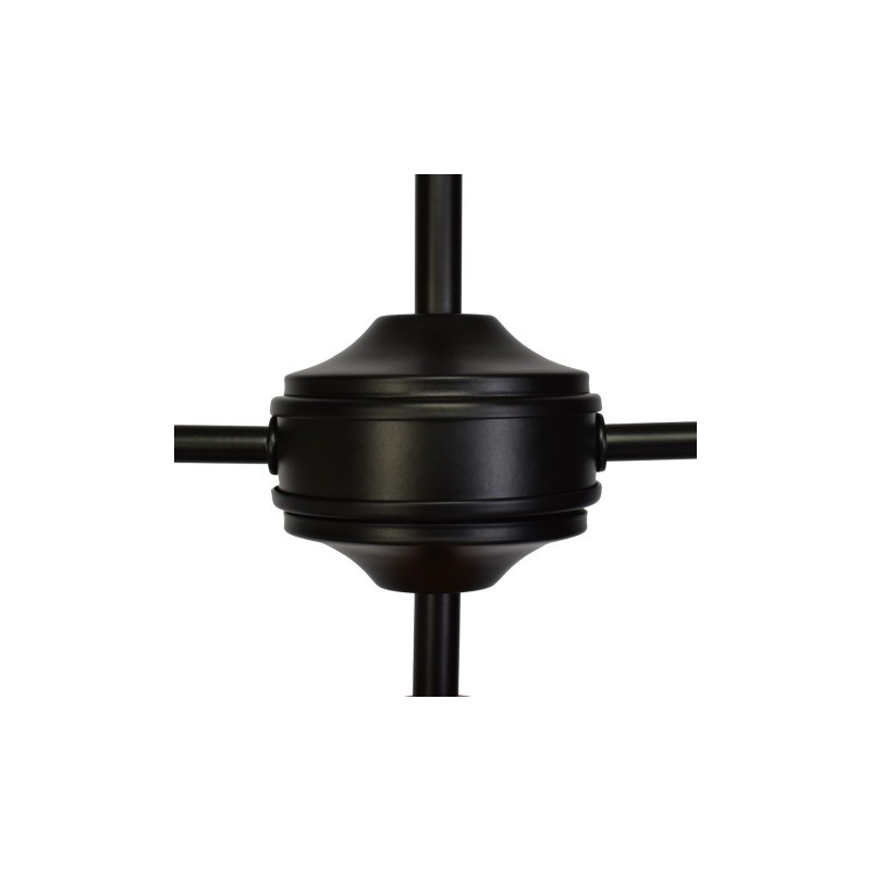 Lampa sufitowa SALMA BLACK / WOOD 2xE27 60W