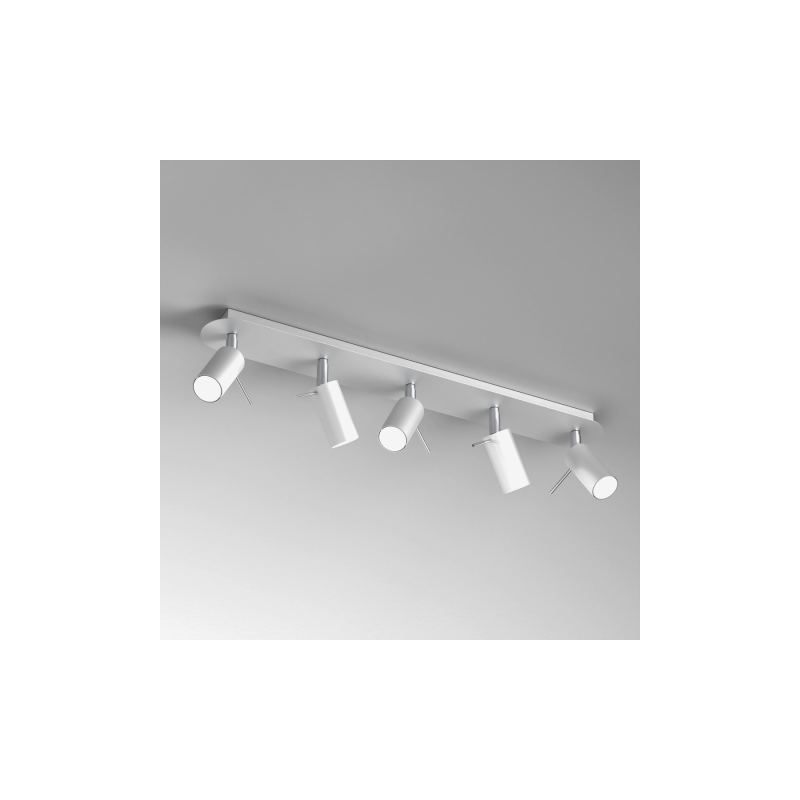 Lampa sufitowa PRESTON WHITE/CHROME 5x mini GU10