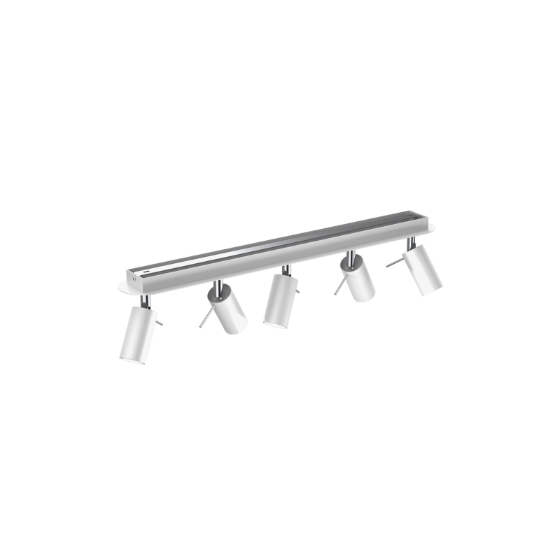 Lampa sufitowa PRESTON WHITE/CHROME 5x mini GU10