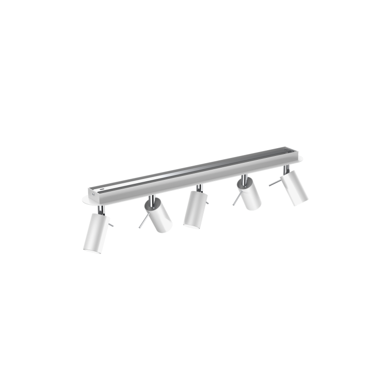 Lampa sufitowa PRESTON WHITE/CHROME 5x mini GU10