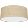 Lampa sufitowa MARSHALL WHITE / RATTAN 2xE27
