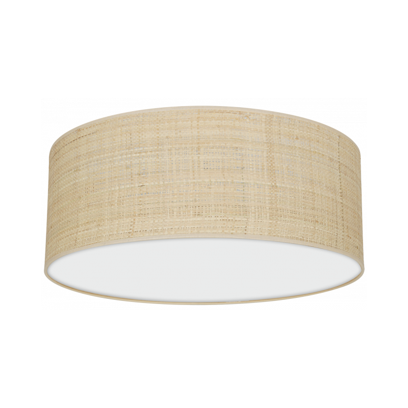 Lampa sufitowa MARSHALL WHITE / RATTAN 2xE27