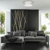 Lampa sufitowa ZIGGY WHITE White/Gold 2xE27