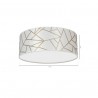 Lampa sufitowa ZIGGY WHITE White/Gold 2xE27