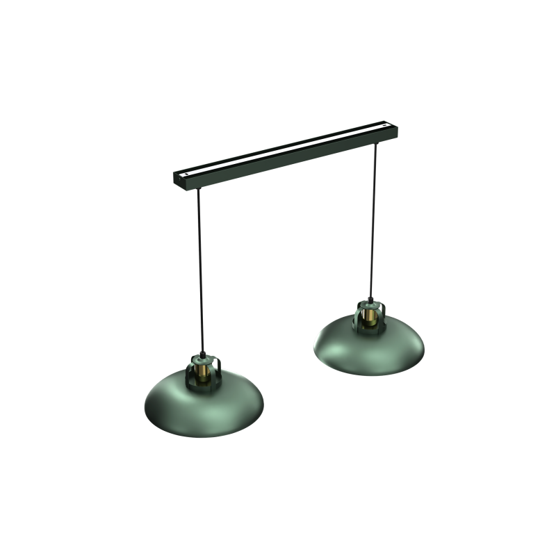 Lampa wisząca FELIX GREEN/GOLD 2xE27