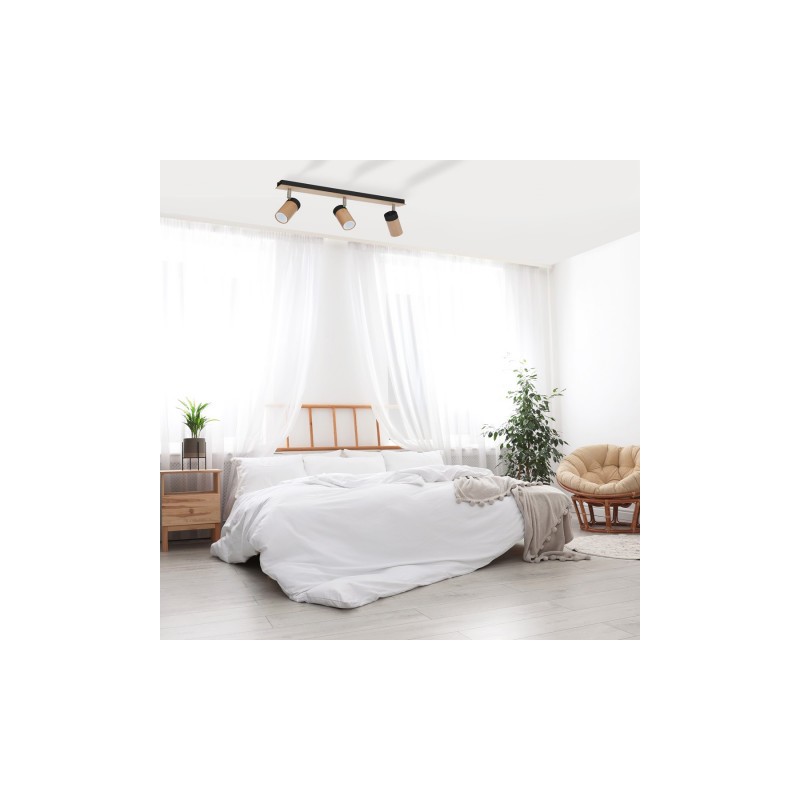 Lampa sufitowa BARON BLACK 3xGU10