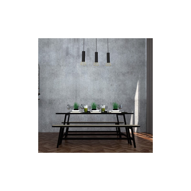 Lampa wisząca DANTE Black/Gold 3xGU10
