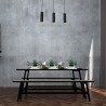 Lampa wisząca DANTE Black/Gold 3xGU10