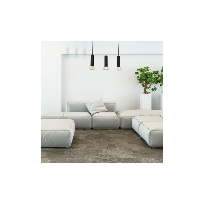 Lampa wisząca DANTE Black/Gold 3xGU10