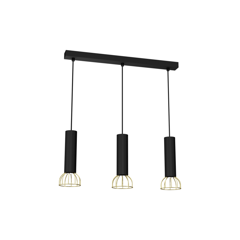 Lampa wisząca DANTE Black/Gold 3xGU10