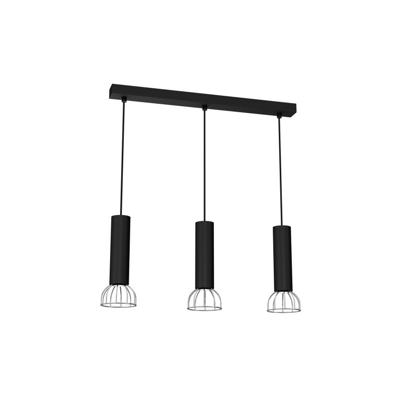 Lampa Wisząca DANTE BLACK/SILVER 3xGU10