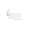 Biała LED lampka nocna z półką SHELF 4W+5W+2W 4000K