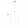 Lampa wisząca K-4861 z serii GELATO