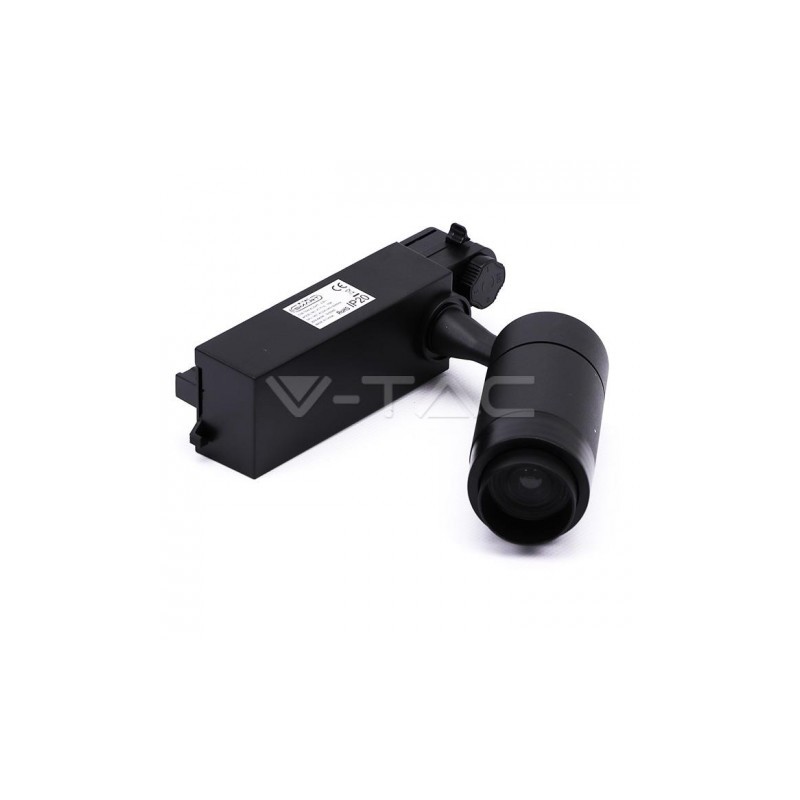 Oprawa LED V-TAC 15W Track Light Czarna Bluetooth Control 3w1 16-53st 650lm 5 Lat Gwarancji VT-7715