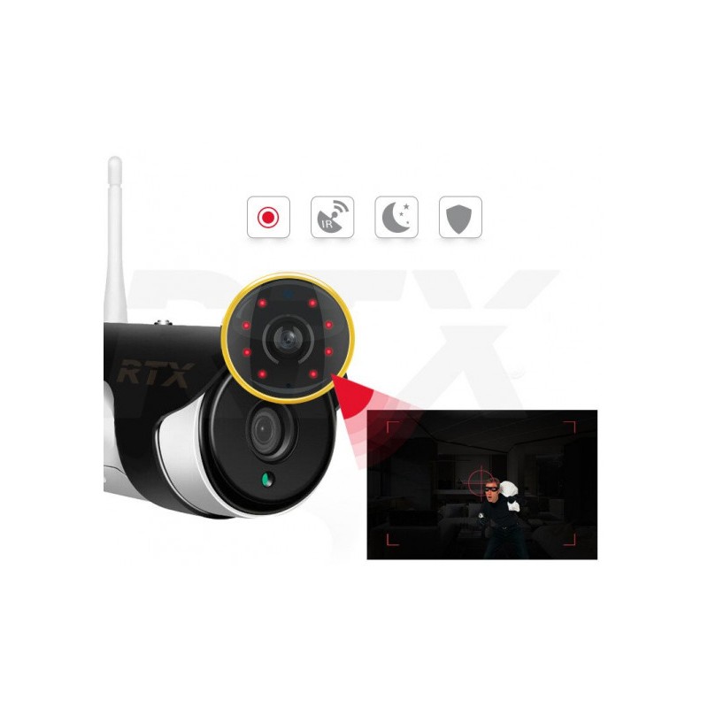 Inteligentna zewnętrzna kamera Tuya SMART IP Wi-Fi P2P F