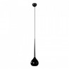 Wisząca czarna lampa AGA 1 BLACK Azzardo AZ1061