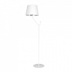 Lampa biała stojąca VICTORIA 1xE27