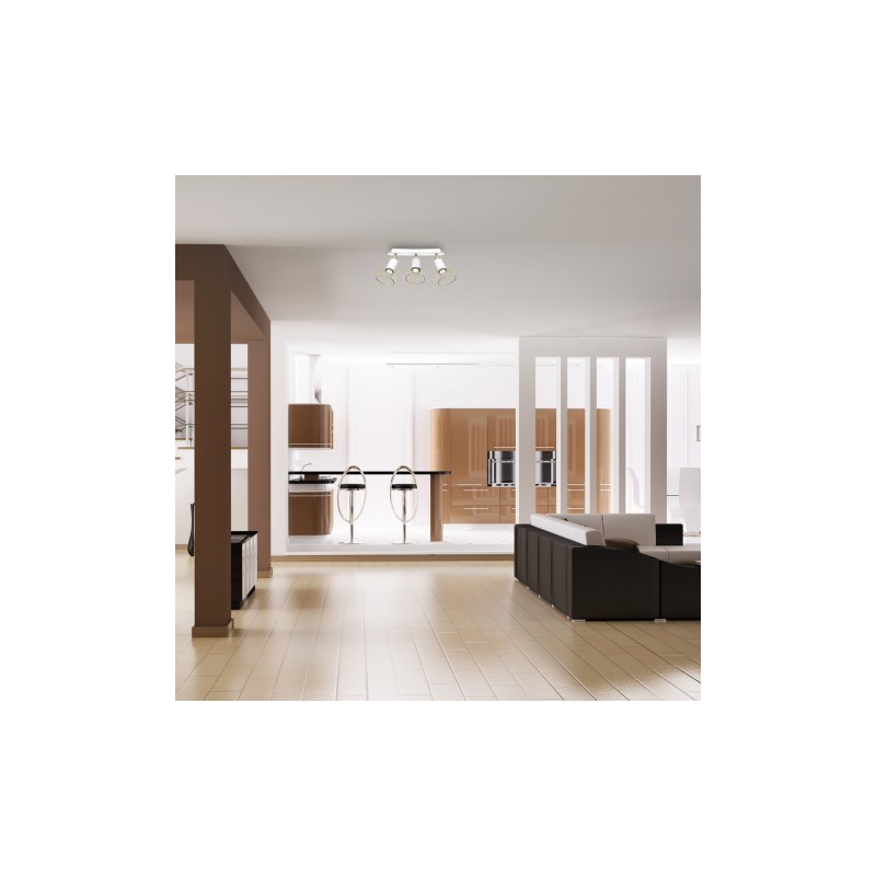 Lampa sufitowa DANTE White/Gold 3xGU10