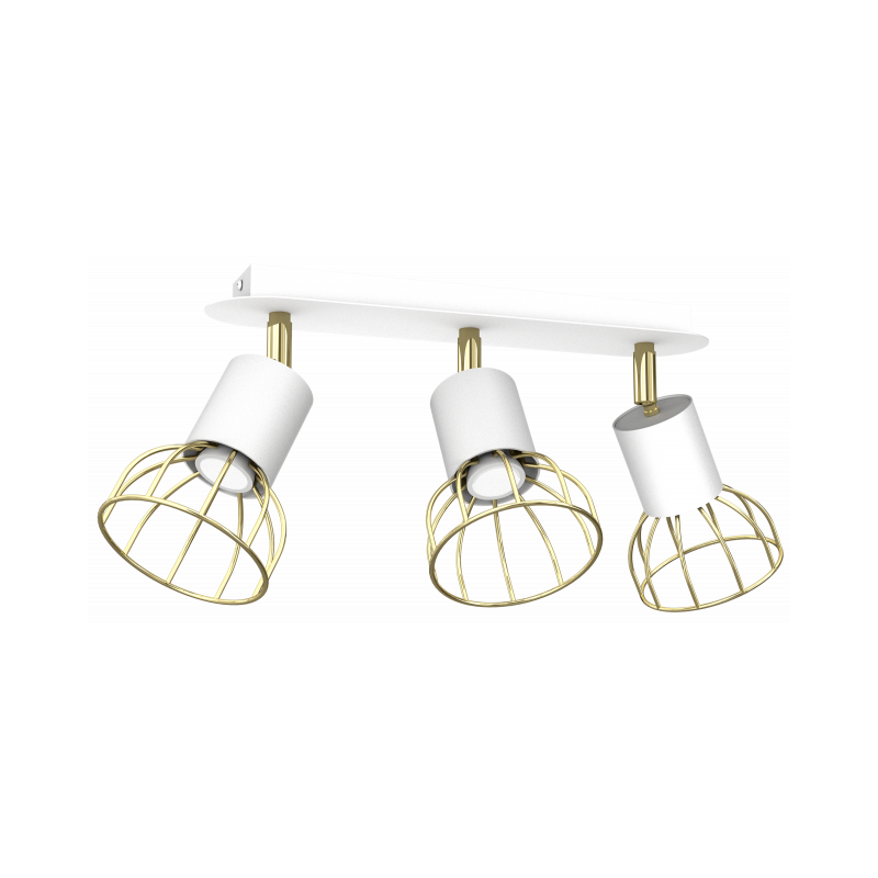 Lampa sufitowa DANTE White/Gold 3xGU10