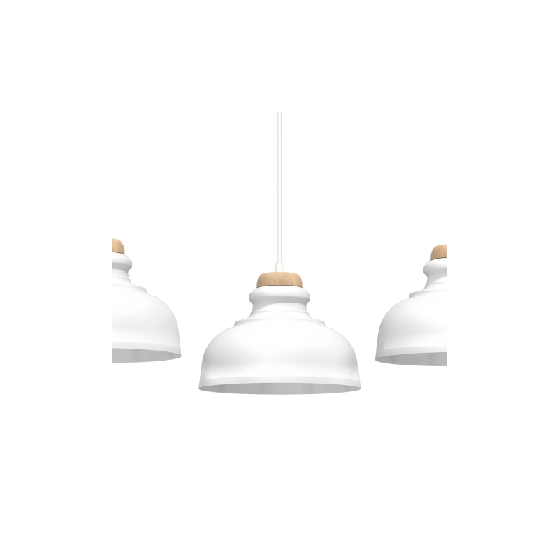 Lampa wisząca ASMUND WHITE 3xE27