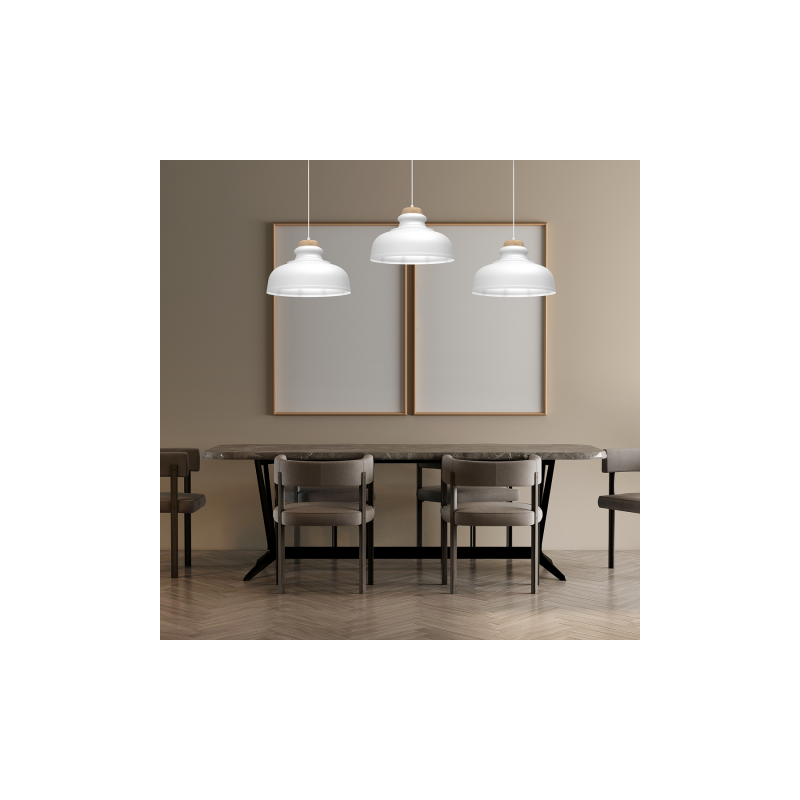 Lampa wisząca ASMUND WHITE 3xE27