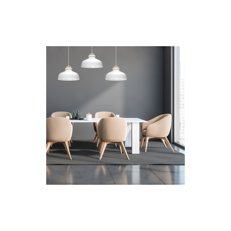 Lampa wisząca ASMUND WHITE 3xE27