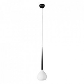 Biała Lampa wisząca AGA 1 WHITE AZ1062