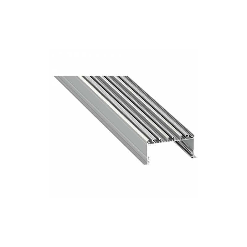 Profil aluminiowy do taśm LED - inLARGO - srebrny anodowany - 2 metry